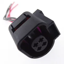 4 Pin 4B0973712 Water Temperature Sensor Connector Plug Housing Socket For VW Passat B5 Jetta MK6 Golf MK4 Bora Audi A3 A4 A6 Q5