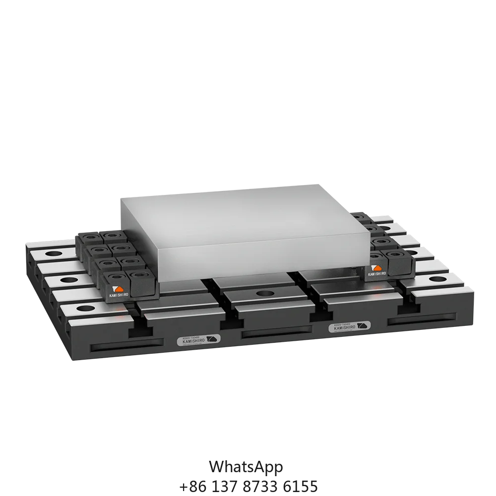 Kamishiro multi estação torno de precisão para máquina cnc 3thaxis sistema de fixação de 4 eixos universal cnc vice luminárias line up torno