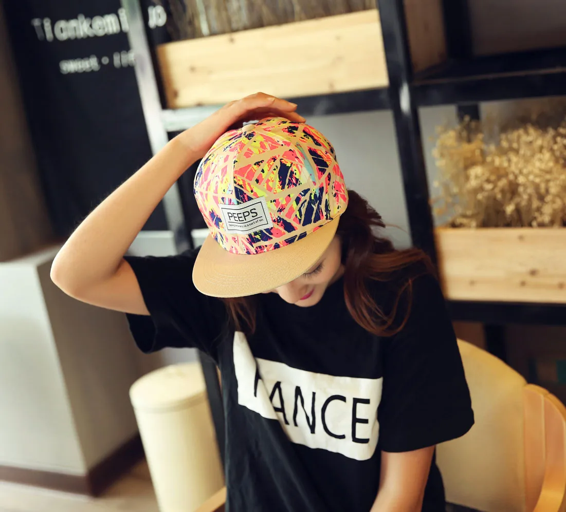 Hat Female Summer Korean Version Couple Tide Hip Hop Hat Street Dance Flat Along Hat Duck Cap Visor Hat Tide Autumn Baseball Cap