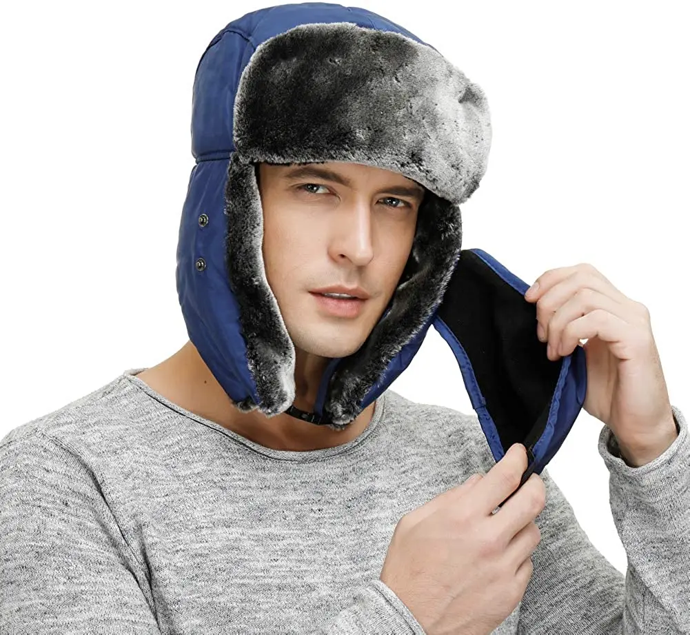 Winter New for Men Tactical Cs Windproof Bomber Earflap Cap Unisex Ushanka Russian Warm Ear Protectors Hats Balaclava Ski Hat