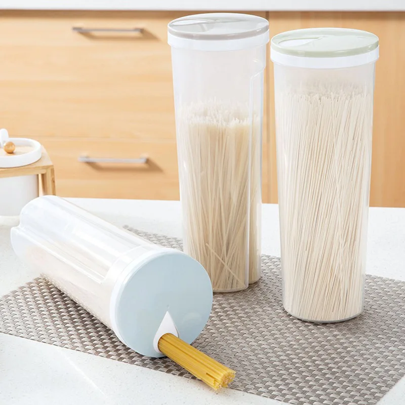 Caja de almacenamiento de alimentos, contenedores sellados, caja de almacenamiento a prueba de fugas, recipiente para cereales, espaguetis, fideos, Pasta, grano