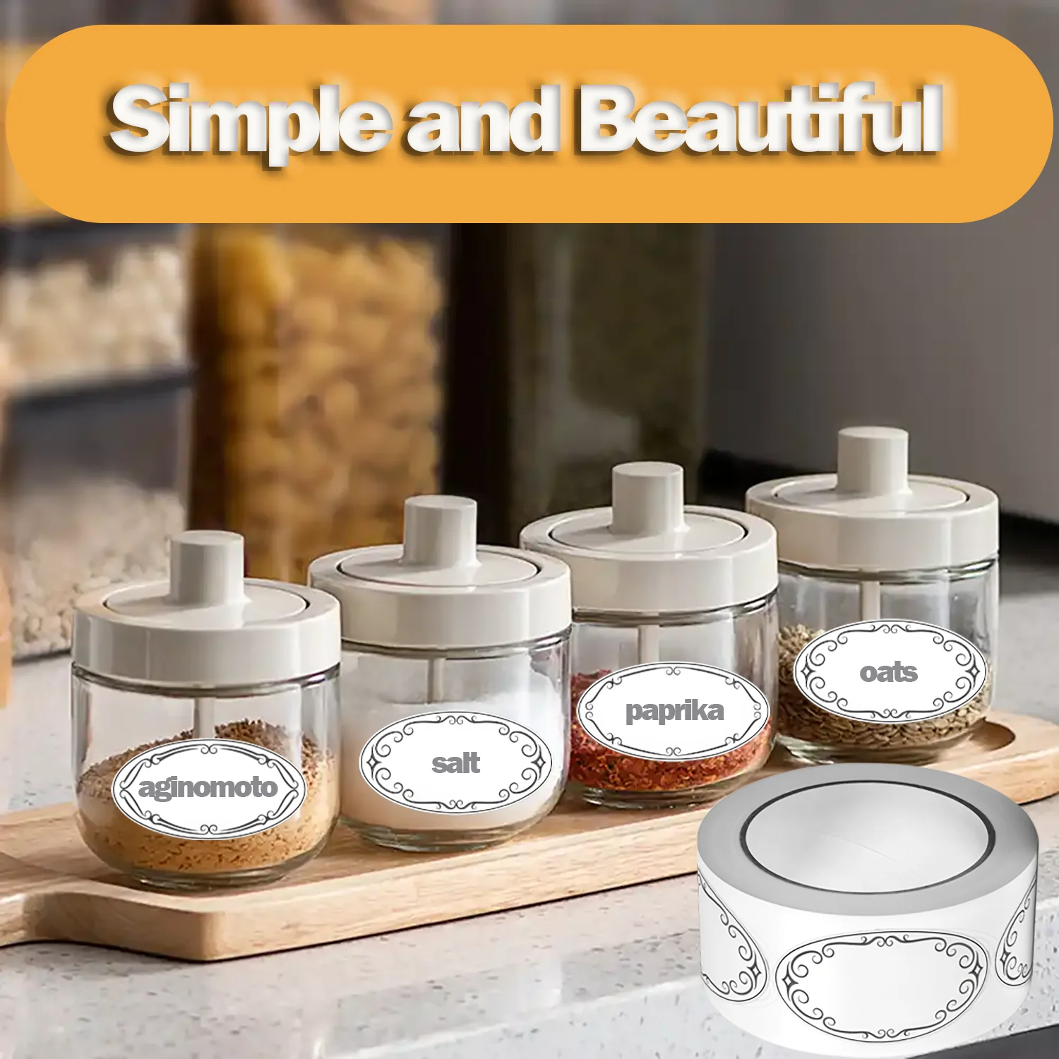 150Pcs/Roll Retro Index Stickers Beverages Fruits Vegetables Fridge Storage Organizer Food Safe Date 1*2.25inch for Kitchen