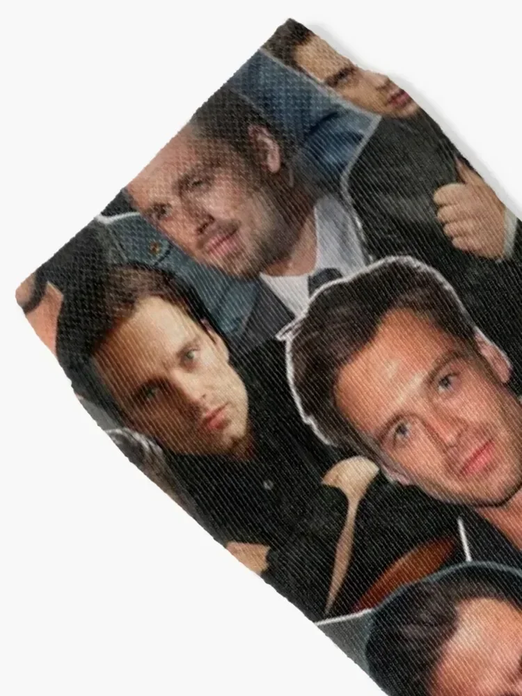 Sebastian Stan Photo Collage Blankets | Sebastian Stan Photo Collage Pillow | Sebastian Stan Photo Collage Tshirt Socks