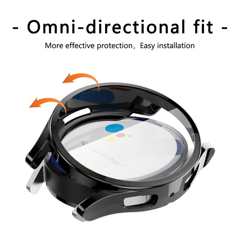 Watch Case for Samsung Galaxy Watch 6 40mm 44mm Screen Protector TPU Bumper Protective Cover for Galaxy 6 40mm 44mm Accessories