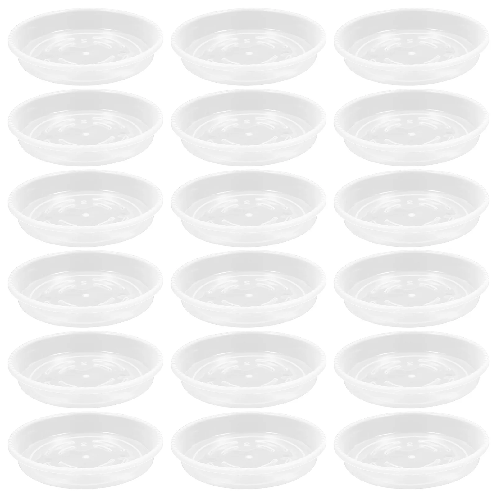 

30 Pcs Plastic Drip Tray Flower Pot Plates Trays Water for Plants Indoor Pots Small Saucers Nonporous Planter Planting