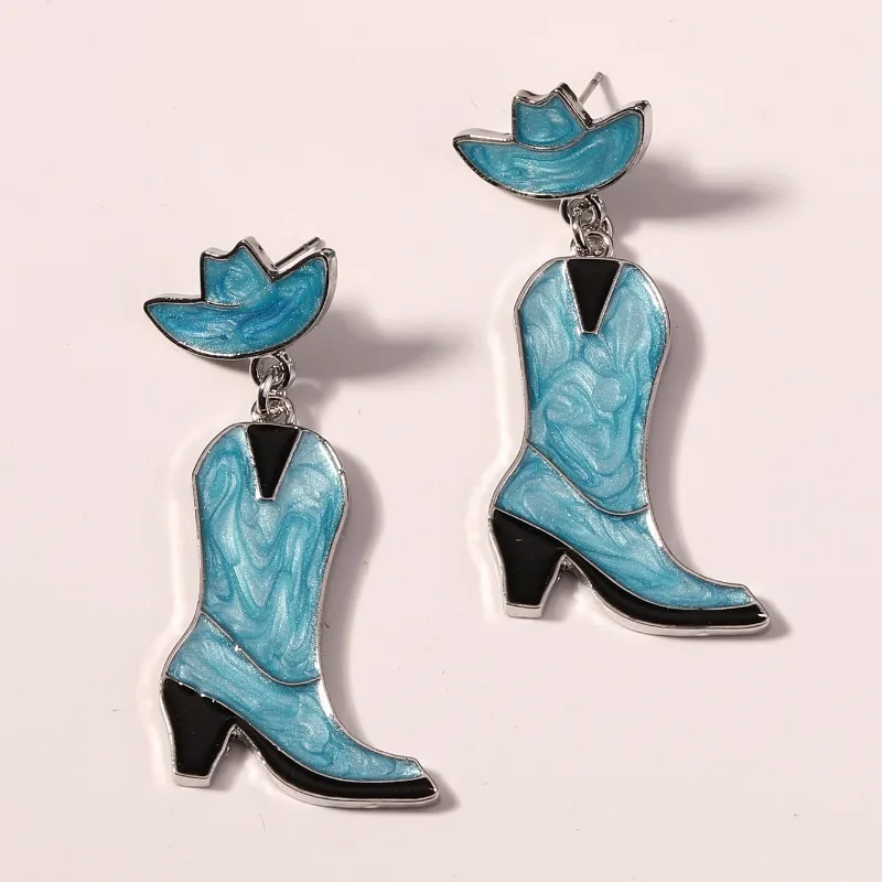 Novos Sapatos de Liga Metálica, Brincos Pendentes, Nicho da Moda, Personalidade Simples, Mulher Versátil