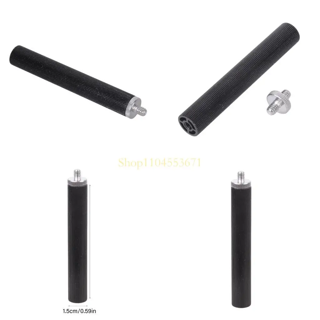 Best Seller 6cm Aluminum 1/4Inch Female To Male Extension Rod For Camera Tripod