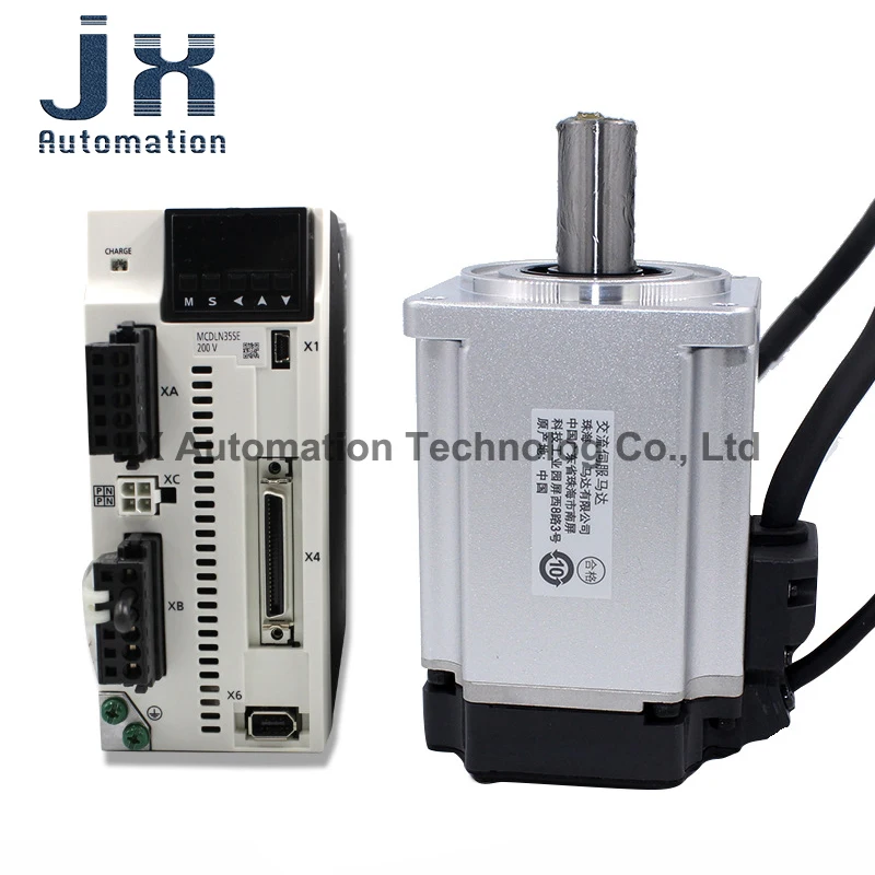 Original A6 Series 750W 200V AC Servo Motor Drive Kits MHMF082L1U2M MHMF082L1V2M+MCDLN35SE with 3m cable