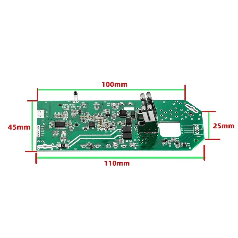 Dawupine V10 obudowa z tworzywa sztucznego do ładowania obwód ochronny płytka PCB do odkurzacza Dyson V10 25.2V Absolute SV12 Fluffy