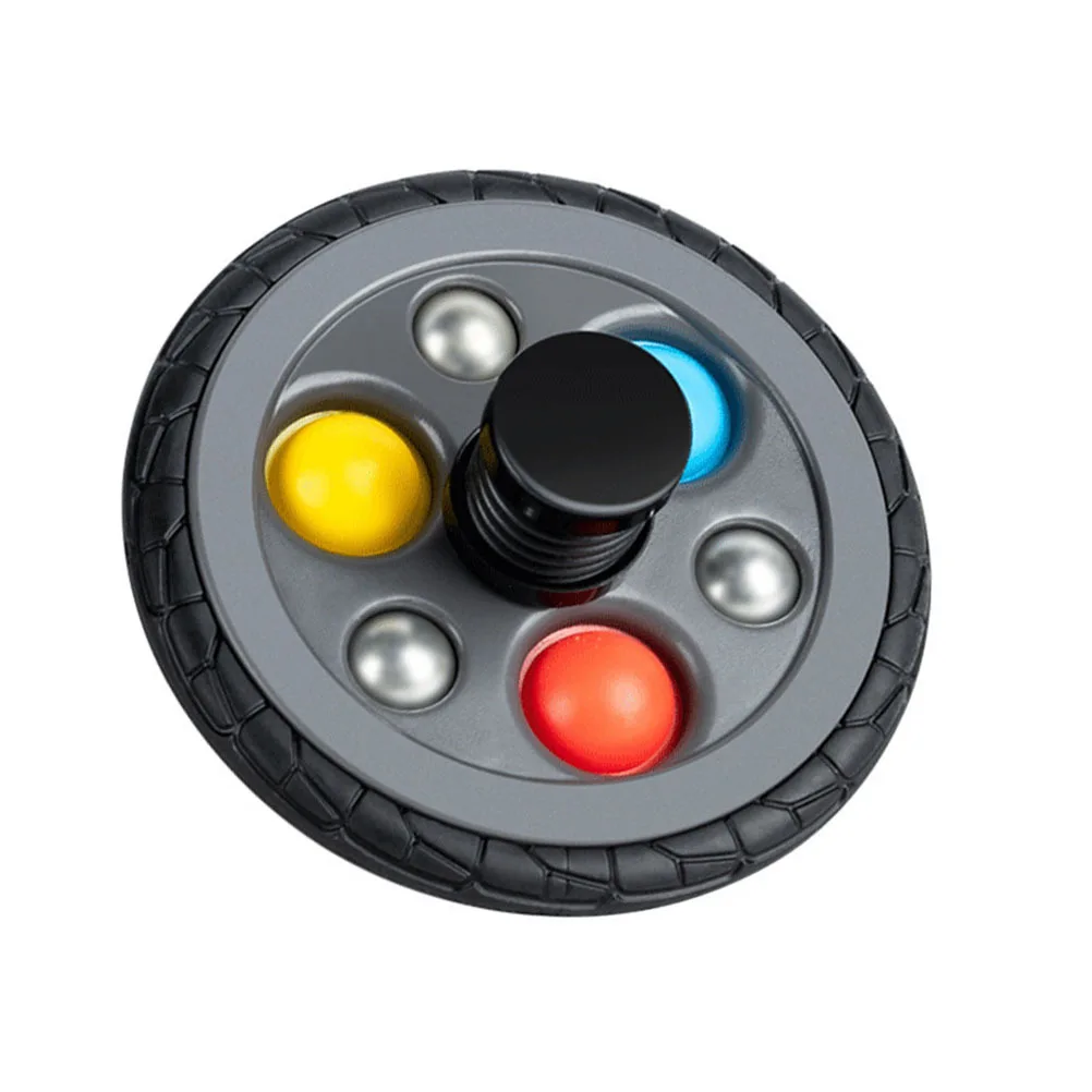 

Creative Bounce Gyro Small Plastic Gyro Rotating Plaything Hand Eye Coordination for Kids Cognitive Development