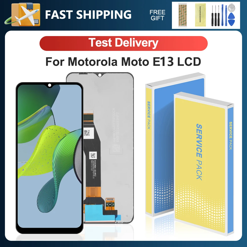 For Motorola Moto E13 6.5\'\'LCD Display Touch Screen Digitizer Assembly Replacement For Moto E13