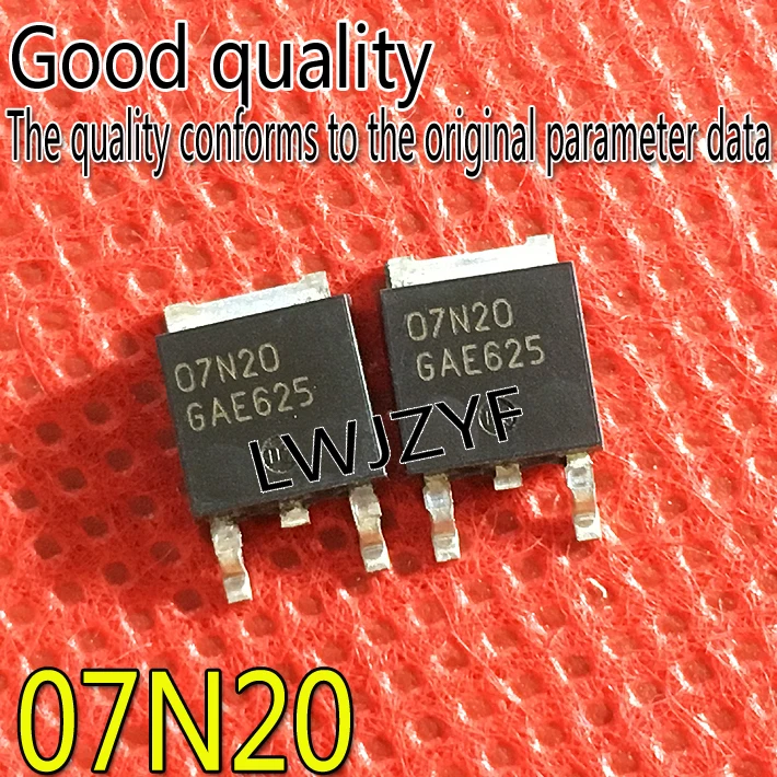 (20Pieces) New SPD07N20 FQD7N20 07N20 TO252 MOSFET Fast shipping