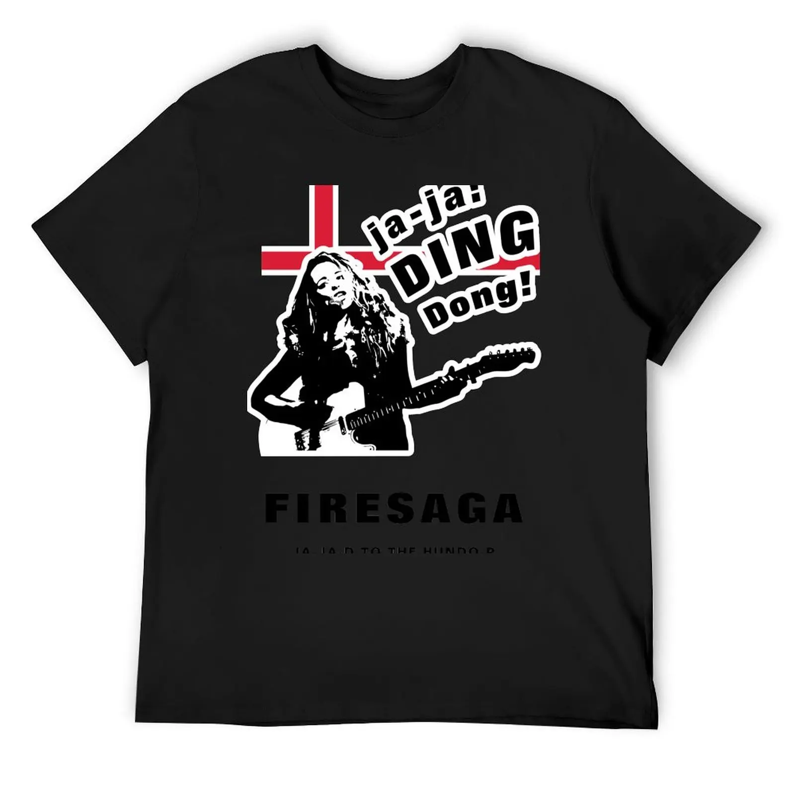 

Fire Saga Eurovision Ja Ja Ding Dong T-Shirt tops graphic shirts street wear quick drying black t-shirts for men