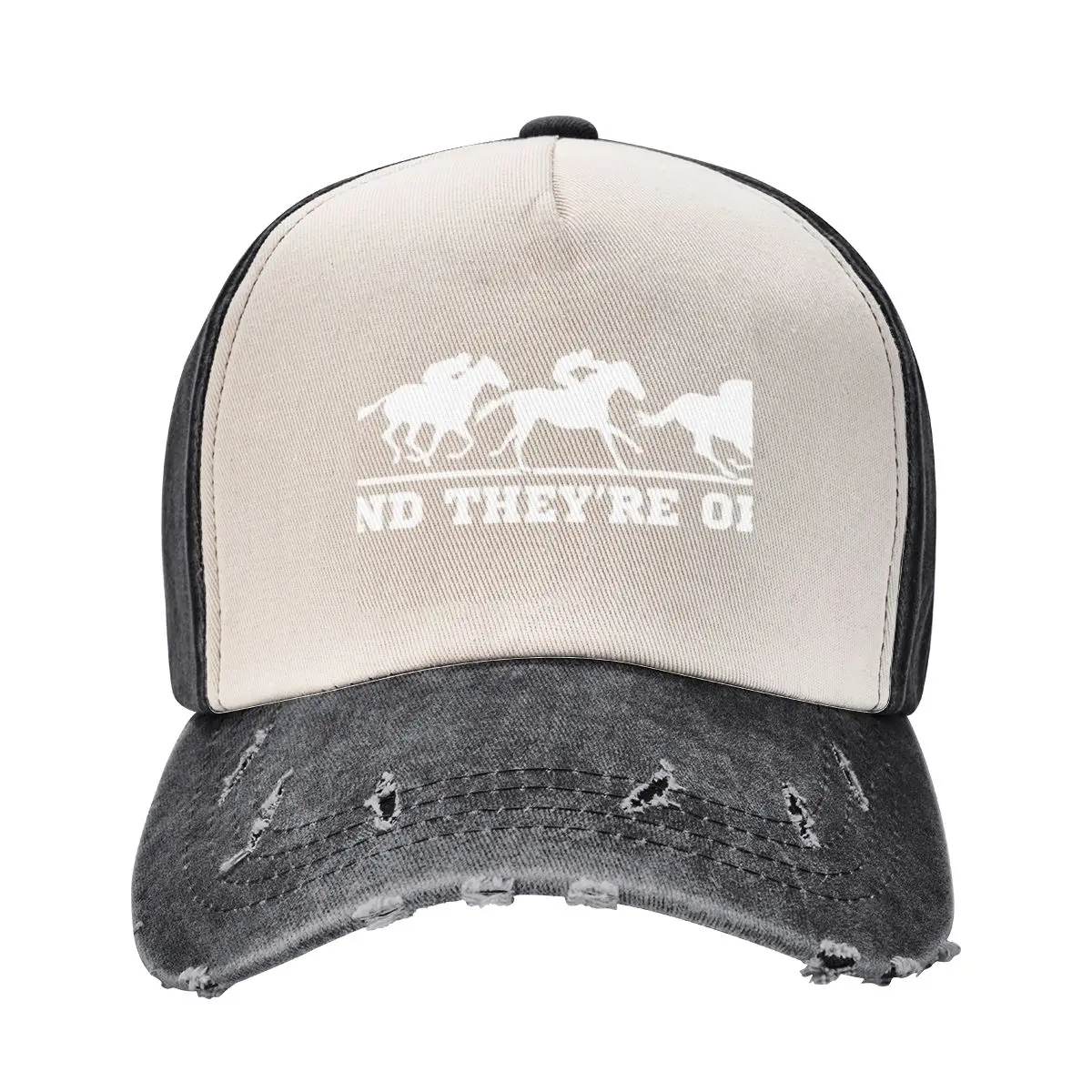 Horse Racing And They're Off Baseball Cap Brand Man cap Big Size Hat Fluffy Hat Women Hats Men's