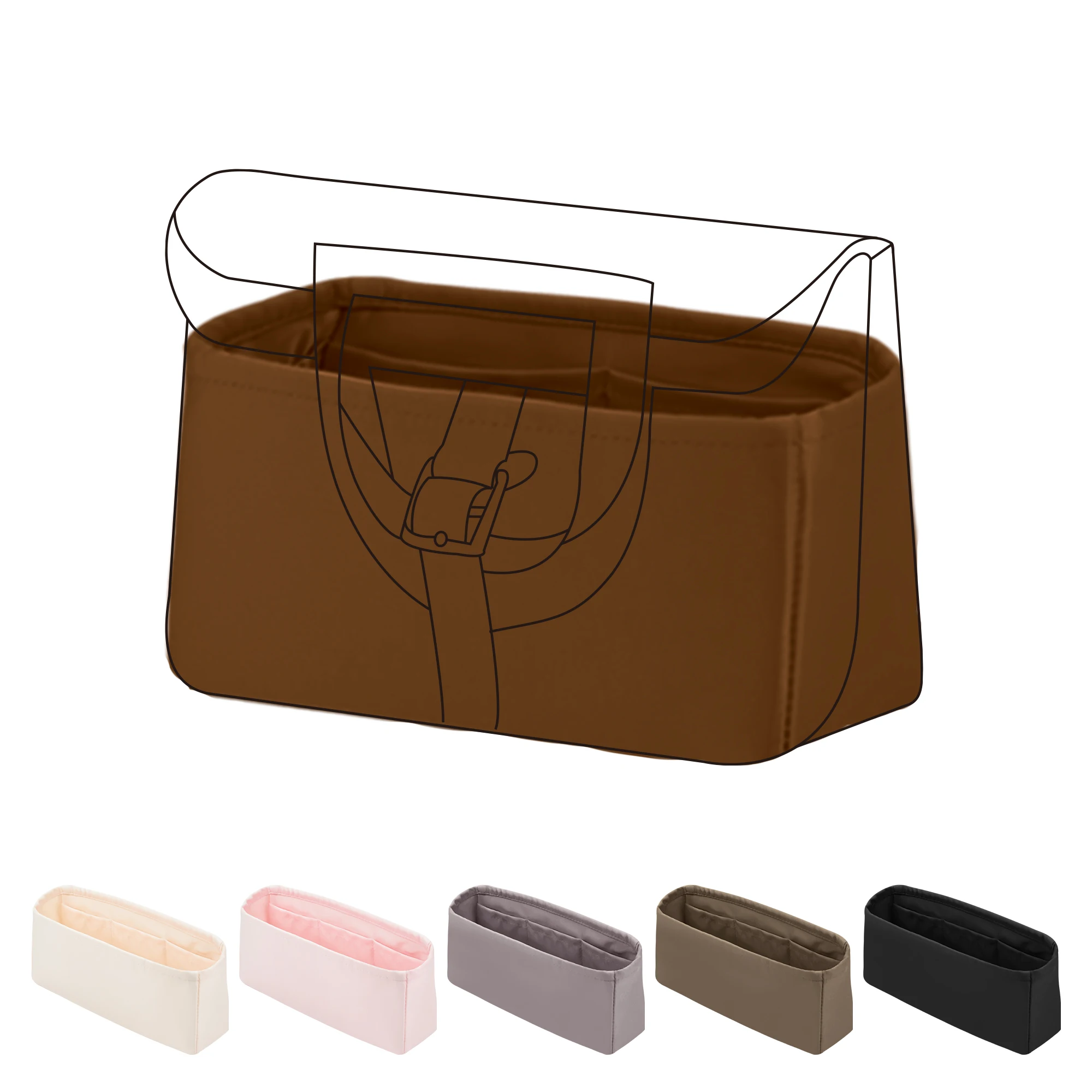 Luxury Bags Hermes - منظم حقائب حريري من DGAZ يناسب