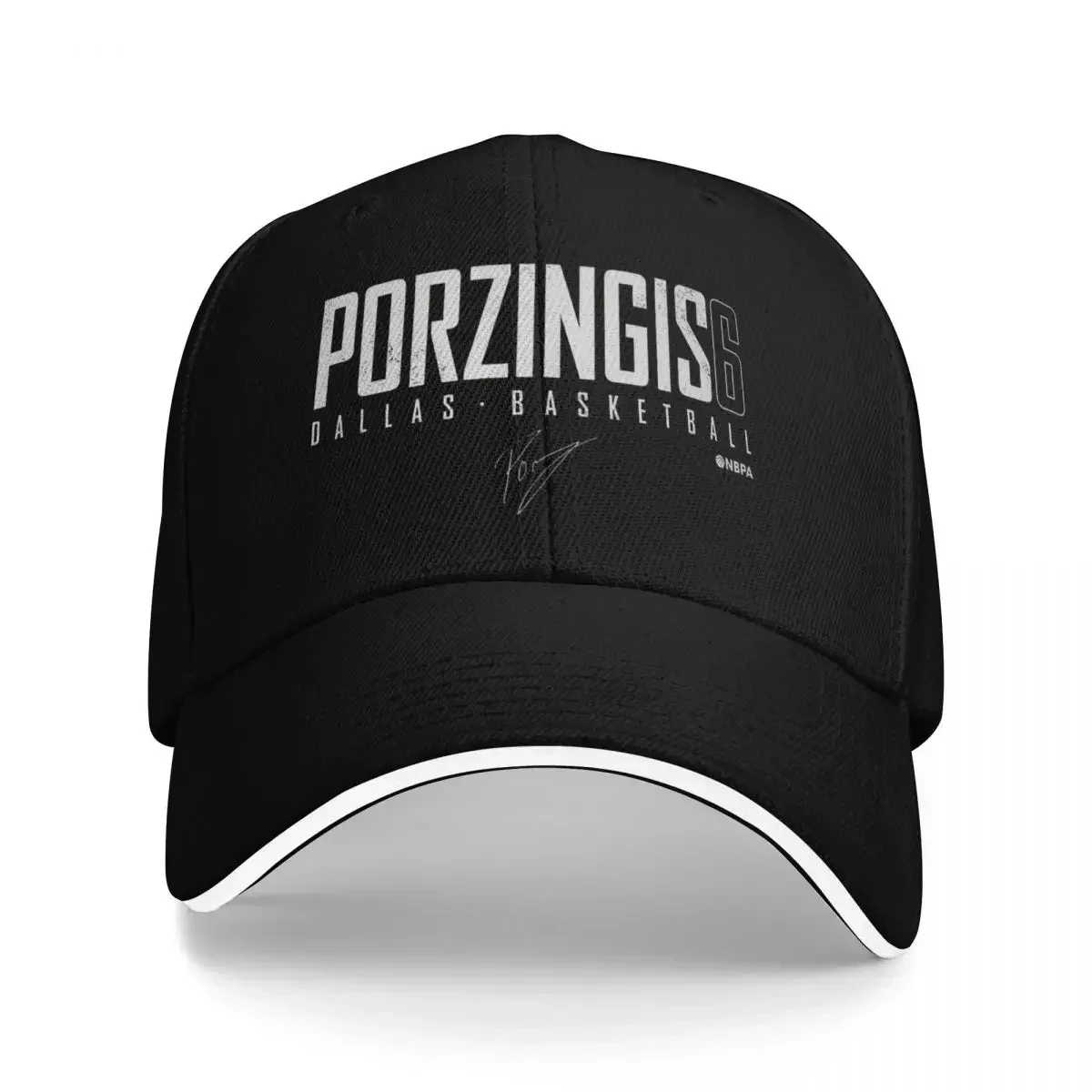 2026 Kristaps Porzingis Elite Signatures Baseball Cap Hat Man Luxury Funny hats Baseball For Men Women's