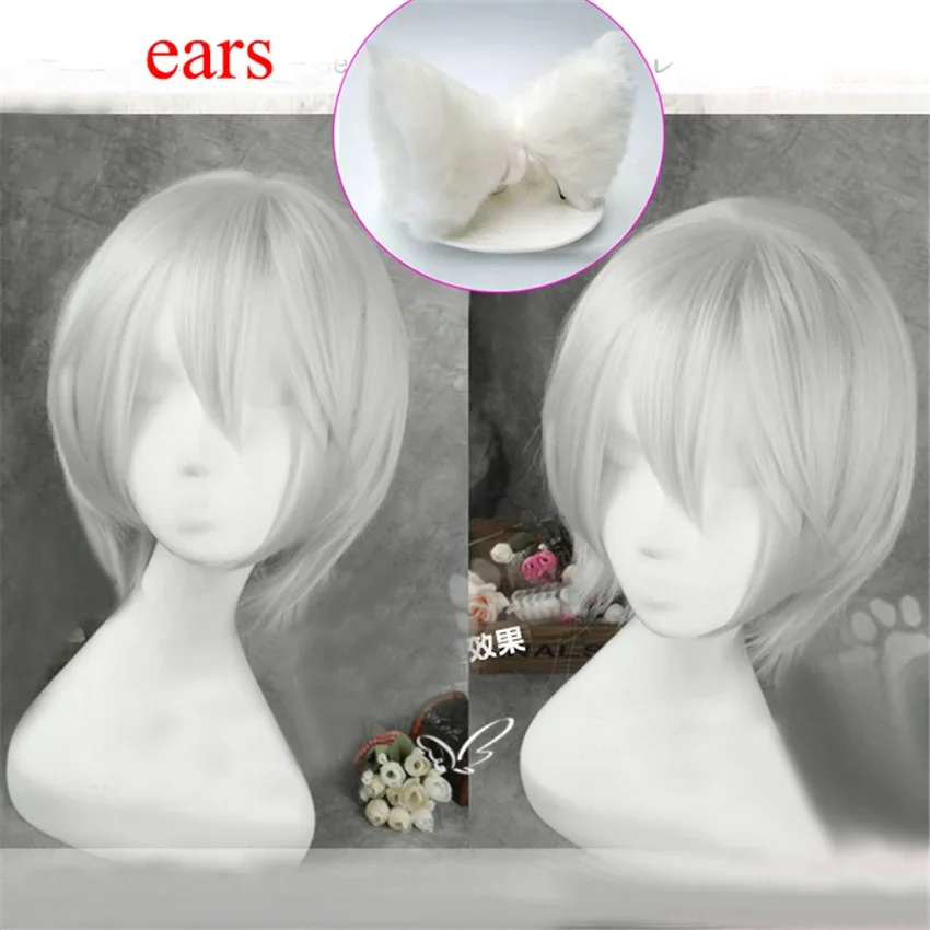 Tomoe Wig Kamisama Hajimemashita / Kamisama Kiss Cosplay Costumes Kamisama Wig With Fox Ears Men Women Hair