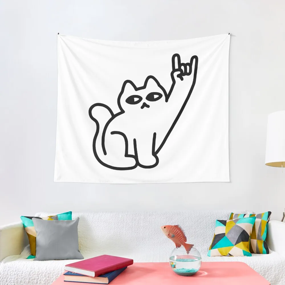 

Cats Like Metal Tapestry Cute Decor Bedroom Decor Aesthetic Tapestry