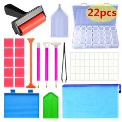 21/24/64 DIY Diamond Painting Tools Set Drill Pen Drilling Mud Storage Case Roller Diamond Painting Tools