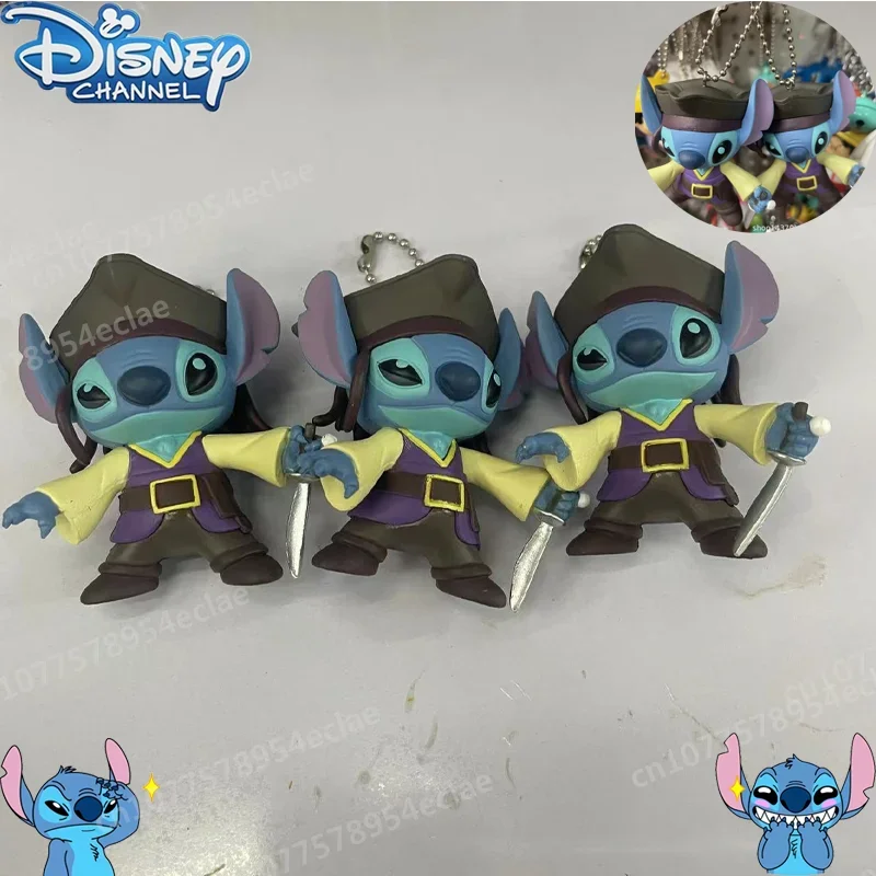 

2024 Disney Stitch Cartoon Pirate Stevie Key Chain Kids' Backpack Pendants Pendants Keychain Anime Anime Halloween Goodies