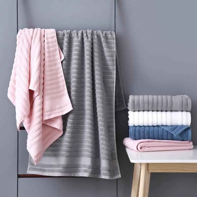 100% Cotton 3PCS Bath Towel Set Absorbent Adult Bath Towel Solid Color Soft Affinity Wash Face Hand Shower Towel Bathroom Towel