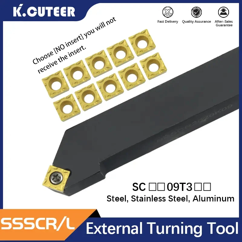 SSSCR1616H09 مربع مقود SSSCR2525M12 القاطع محول فهرسة كربيد إدراج SCMT مخرطة باستخدام الحاسب الآلي أدوات تحول خارجية