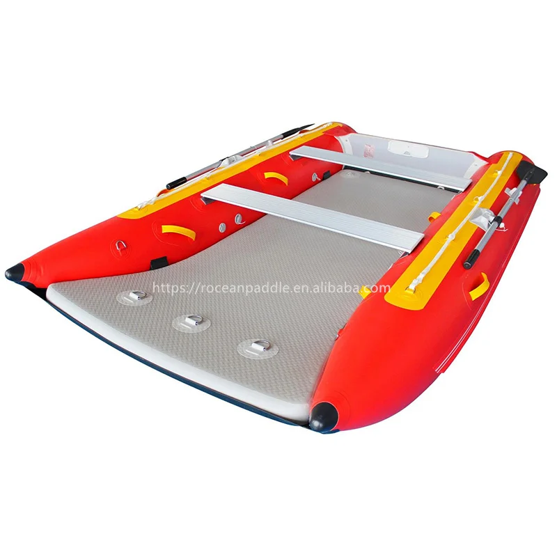

Wholesale Light Inflatable High Speed Catamaran Boat For Sale