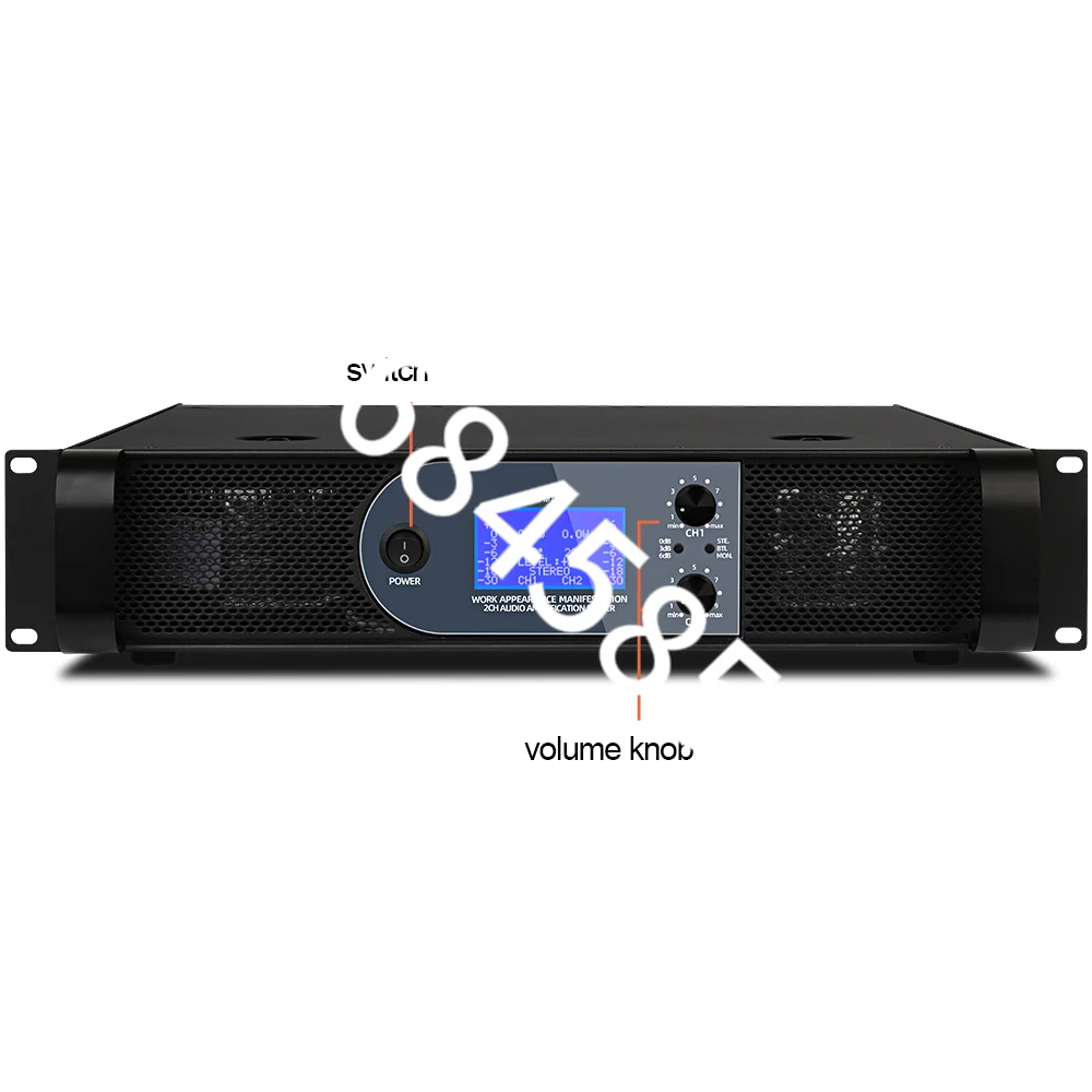 

Best Sell Biner PM750 750W*2 Audio Power Amplifier 2U Professional High Power Amplifier for Conference Stage Performance Theater