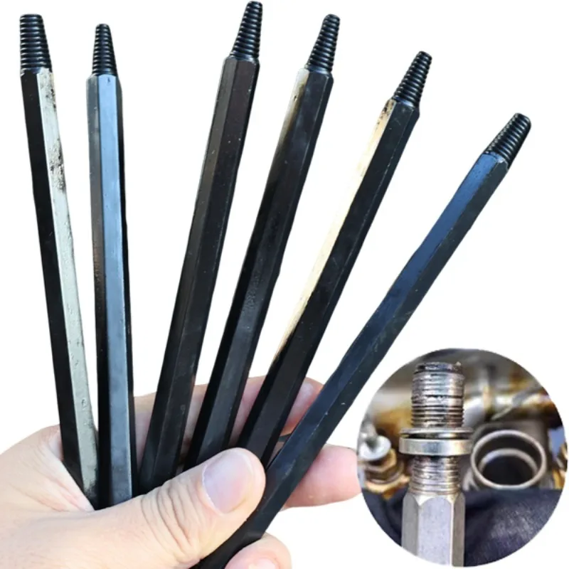 

Broken Spark Plug Remover Tool Kit Reverse Flute Extractor Set for Car Engine Repair Professional Mechanics Automotive DIY Tools