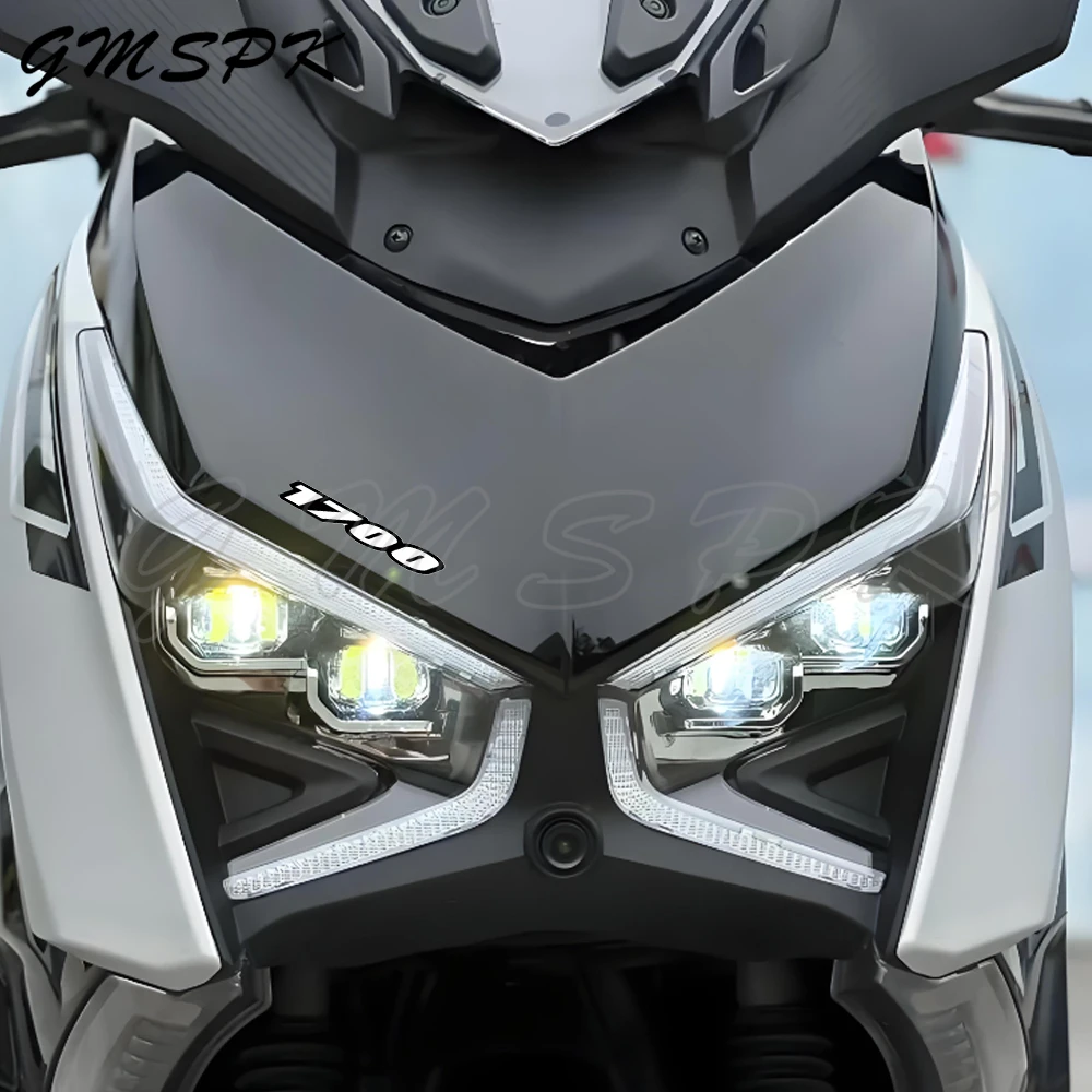 1700 Number Motorcycle Stickers Fuel Tank Windshield Helmet Decoration Decal Fit for Kawasaki Yamaha VN 1700 Vulcan XV VMAX 1700 4