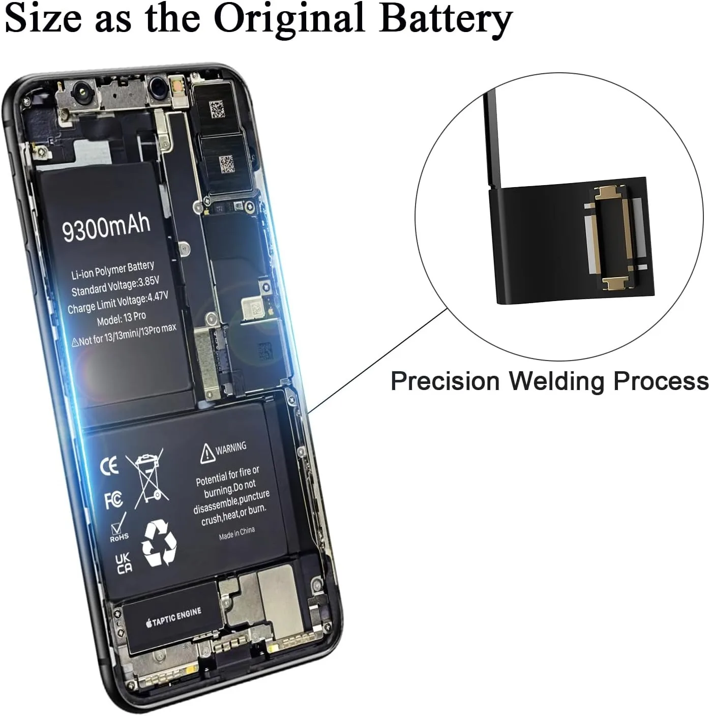 Batteria del telefono ad alta capacità per iPhone SE 2 4 5S 6 6s 6p 6sp 7 7p 8 Plus x xr xs Max 11 12 13 Pro batteria per Apple con strumenti