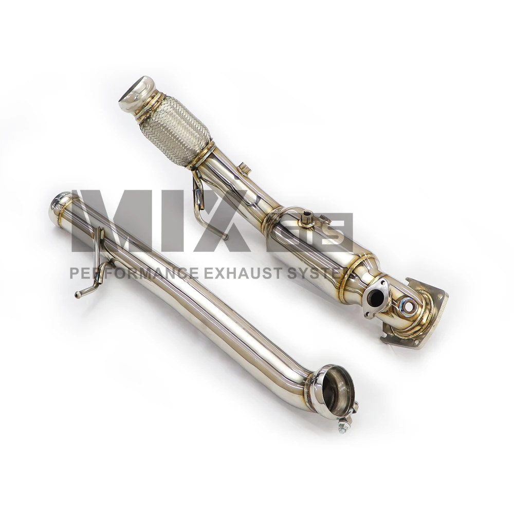 MIX factory Catless Downpipe for Jeep Wrangler Rubicon JL with Catalytic Converter Exhaust System 2.0T 2018-2020