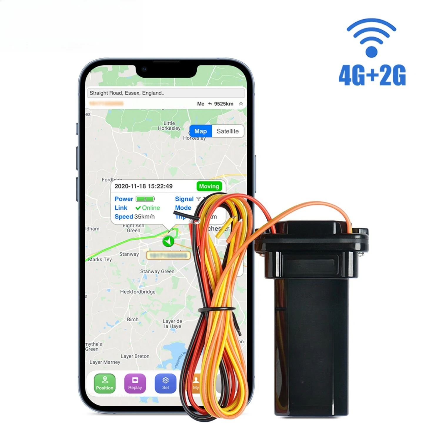 

4G + 2G ST-901LGPS Автомобильный локатор, трекер для электромобиля, автомобильный противоугонный трекер, водонепроницаемый