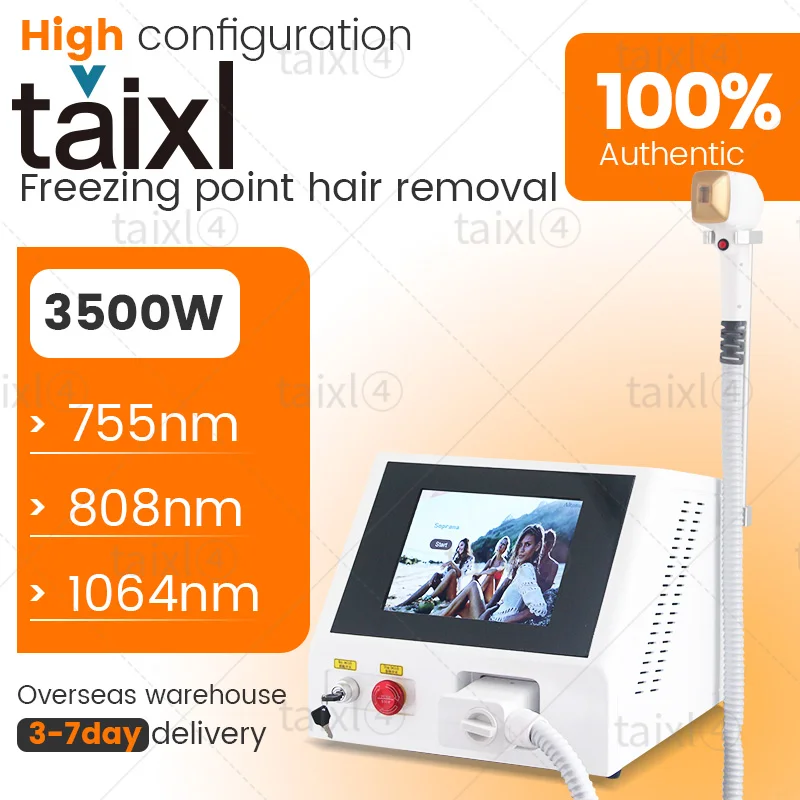

Removal Machine Laser Body Hair Diode IcePortable 808 755 Professional Titanium Alexandrite Device 4 waves IPL Woman