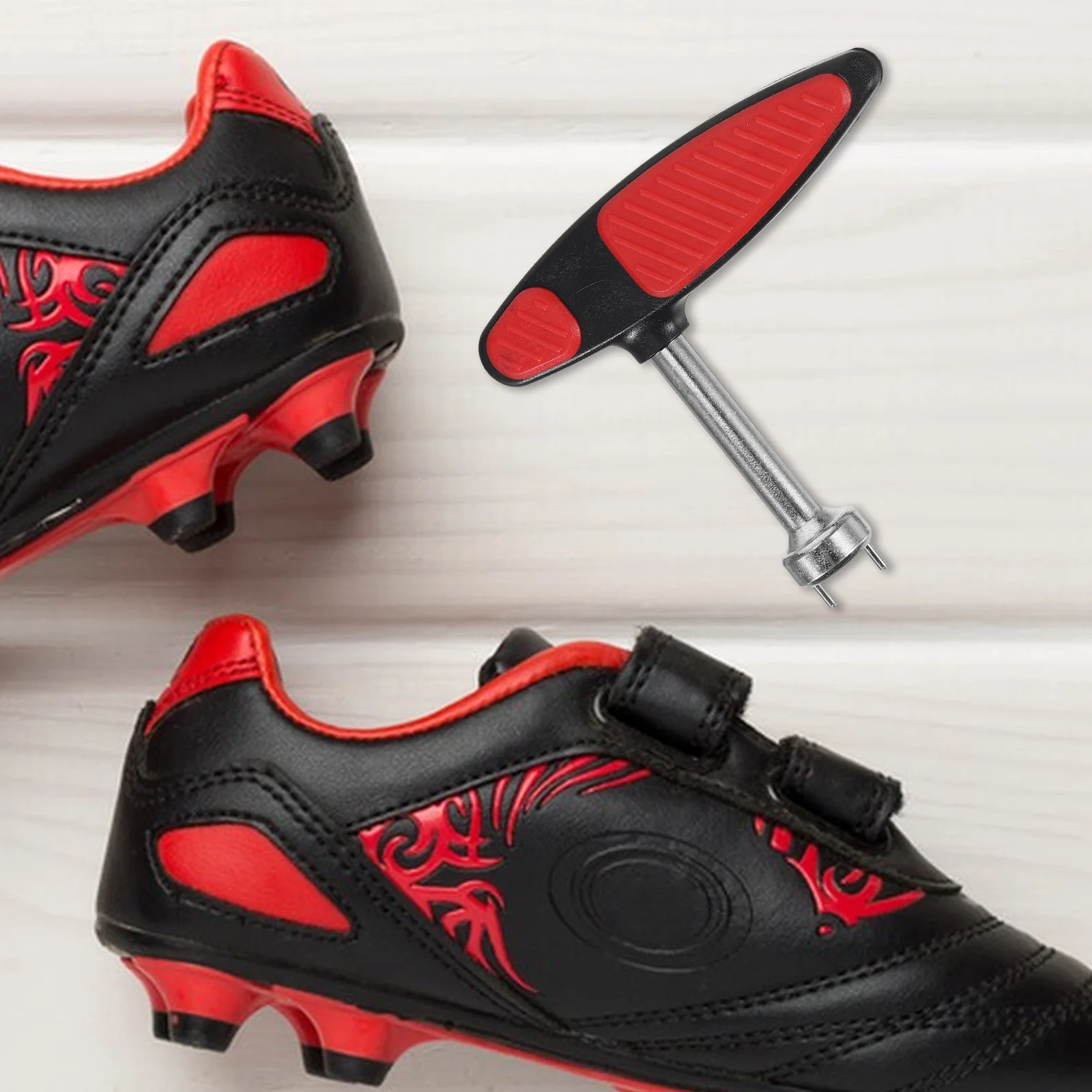 Golf Shoes Spike Wrench Stainless Steel Universal Cleat Removal Tool for Easy Installation Replacement and Maintenance of Golf