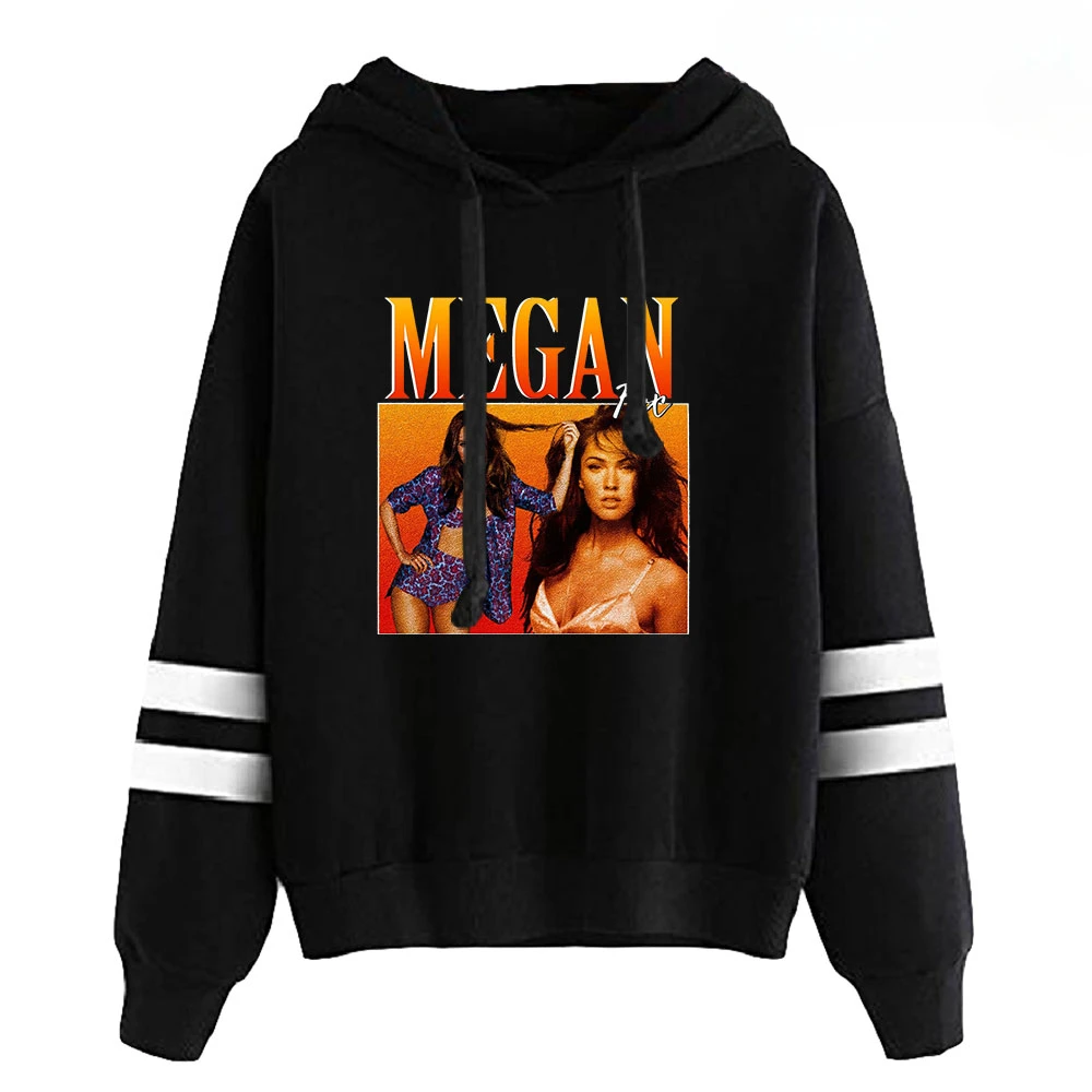 

Megan Fox Merch Hoodie Women Men Hooded Sweatshirt Streetwear Oversized Long Sleeve Fashion Harajuku Pullovers Clothes for Teens