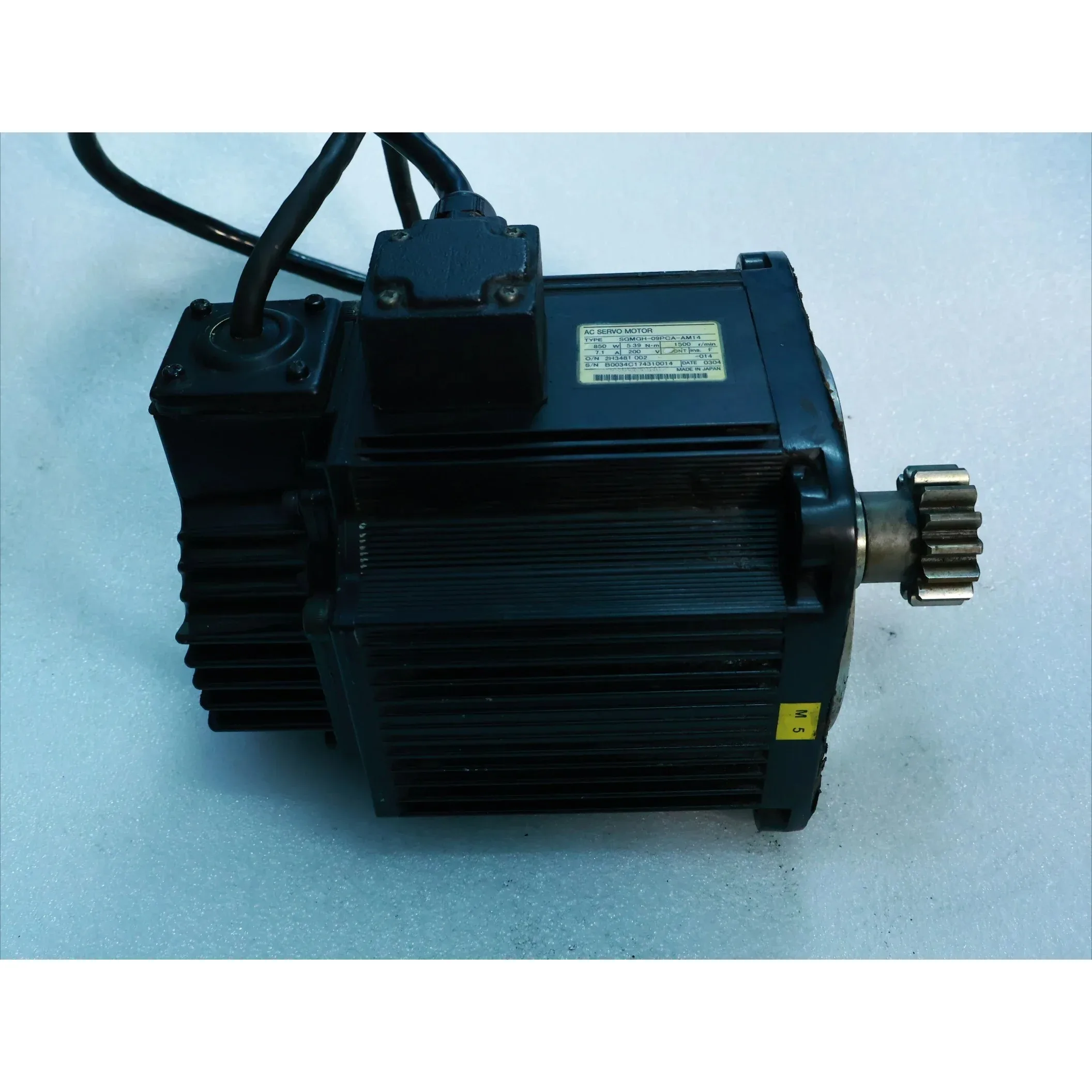 Used SGMGH-09PCA-AM14 For Yaskawa SGMGH-09PCA-AM14 AC Servo Motor