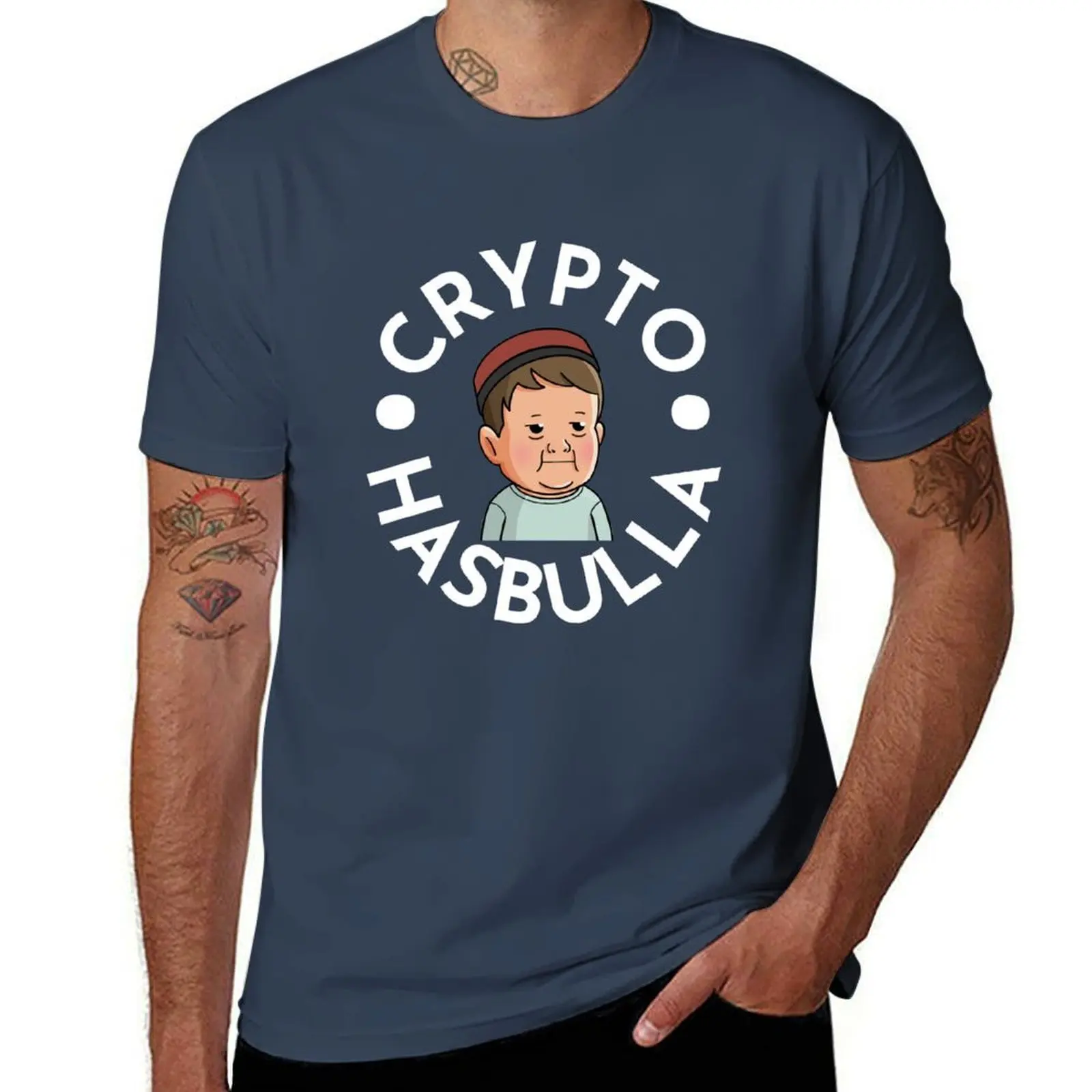 

Crypto Hasbulla T-Shirt man t shirt designer graphic t shirts for man T-Shirt