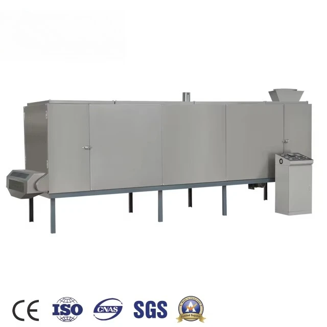 Puffed Corn Snacks Making Machine High Accuracy Corn Ball Corn Circle Puffing Food Snacks Twin Screw Extruder Production Line