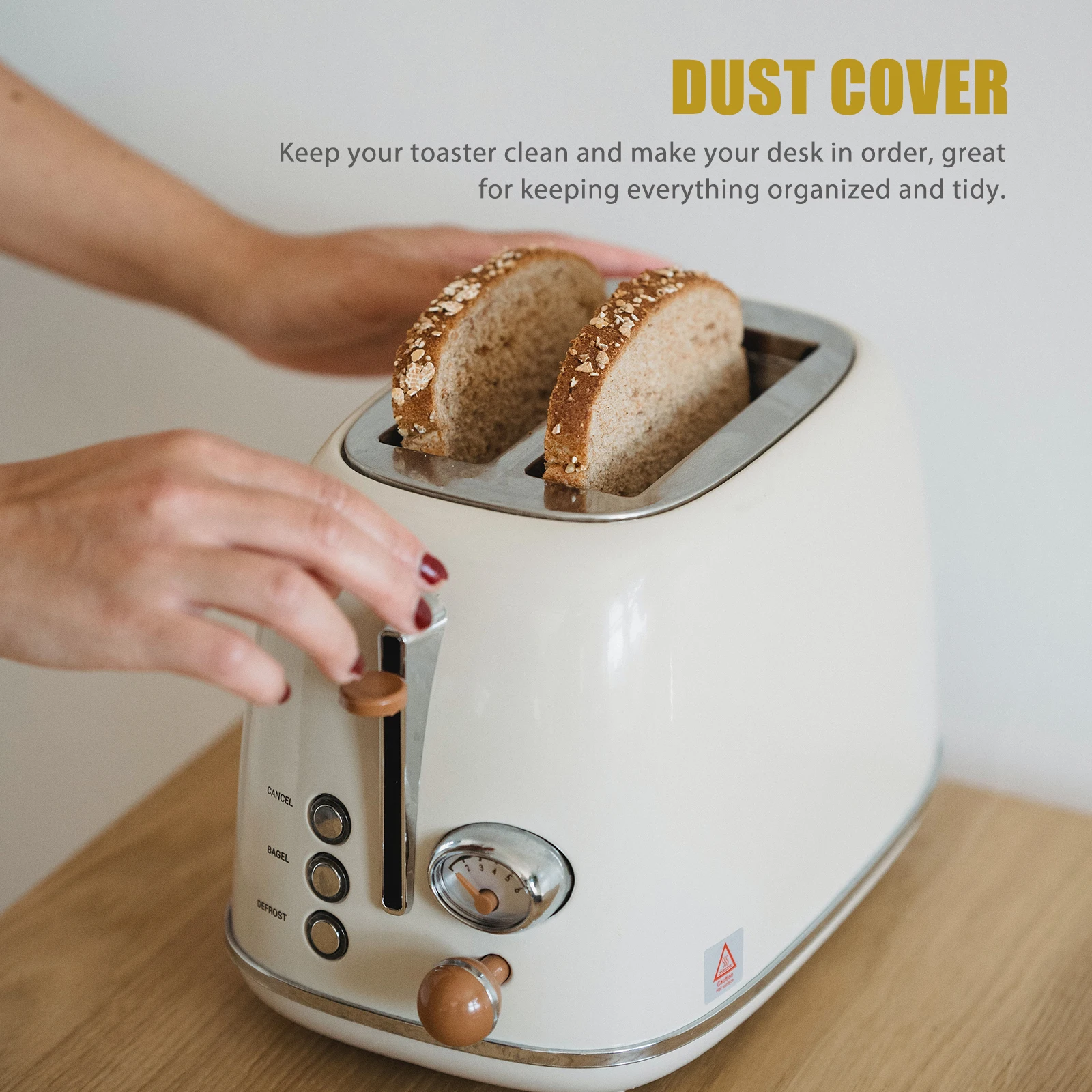 

【】Household Appliance Cover Toaster Protective Sleeve Dust Proof Bread Maker Cover Anti-Scratch Reusable Kitchen Essentials