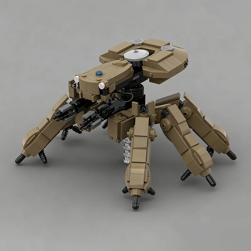 887pcs MOC Ghost The Shell Spider Tank Pictogrammen Model Bouwstenen Architectuur Speelgoed Kerstcadeaus DIY Creatief Onderwijs Idee
