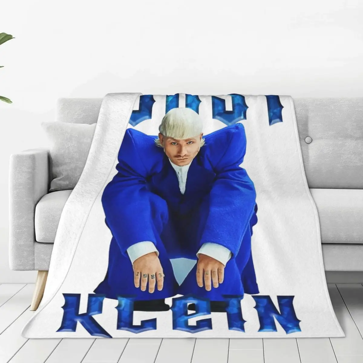 Warm Blankets Picnic Singer Joost Klein Europapa Throw Blanket Eurovisions 2024 Flannel Bedspread Living Room Sofa Bed Cover