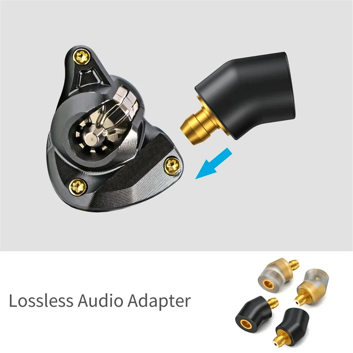 ABJU Orelha Mmcx Pentaconn Orelha para Mmcx Adaptador Orelha Mmcx para Pentaconn Mmcx para Pe Adaptador para Acoustune PE HS1650CU B