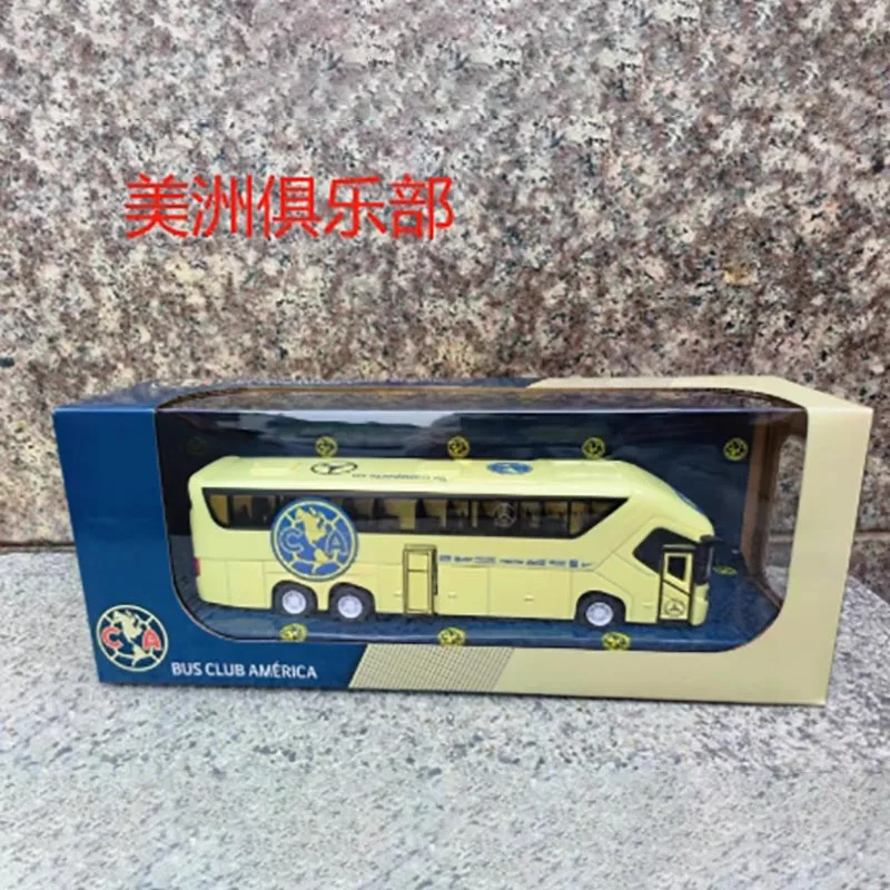 حوالي 20 سم نموذج حافلة فريق سبيكة المقتنيات الهدايا التذكارية الحلي النهائية الثابتة هدايا الكبار هواية وألعاب