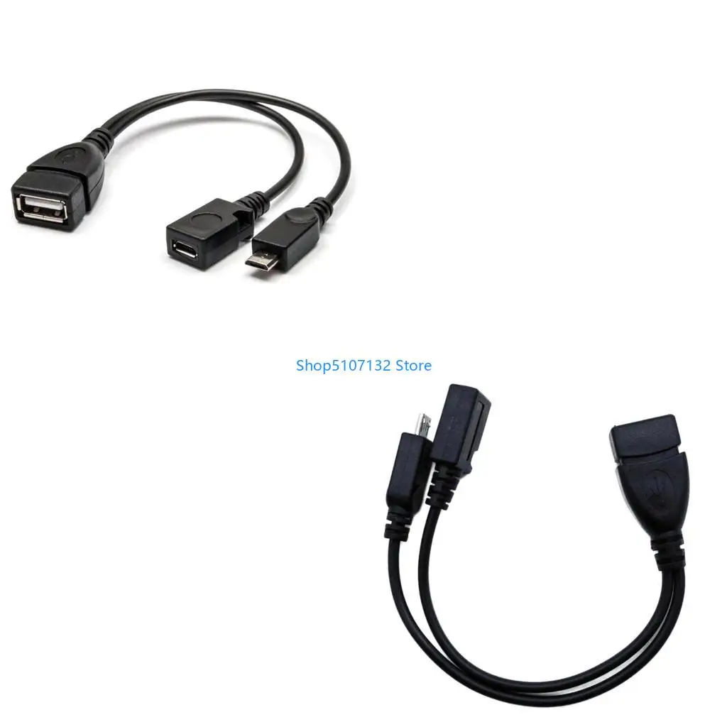 87HD Fast Speed Transmission OTG USB Female Splitter Adapter for Phone
