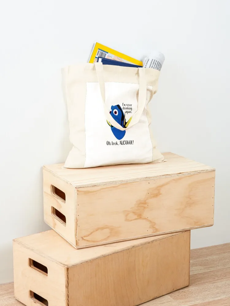 Dory I'm Never Drinking Again Tote Bag personalized tote bag handbag shopping bag logo shopping cart bags