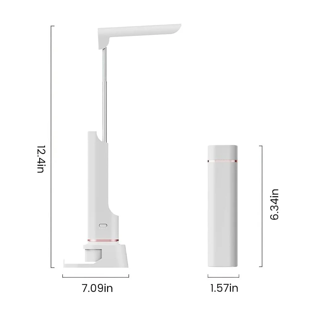 2 in 1 Rechargeable Desk Lamp Flashlight cordless table lamps rechargeable adjustable bedside reading lights Outdoor Emergency