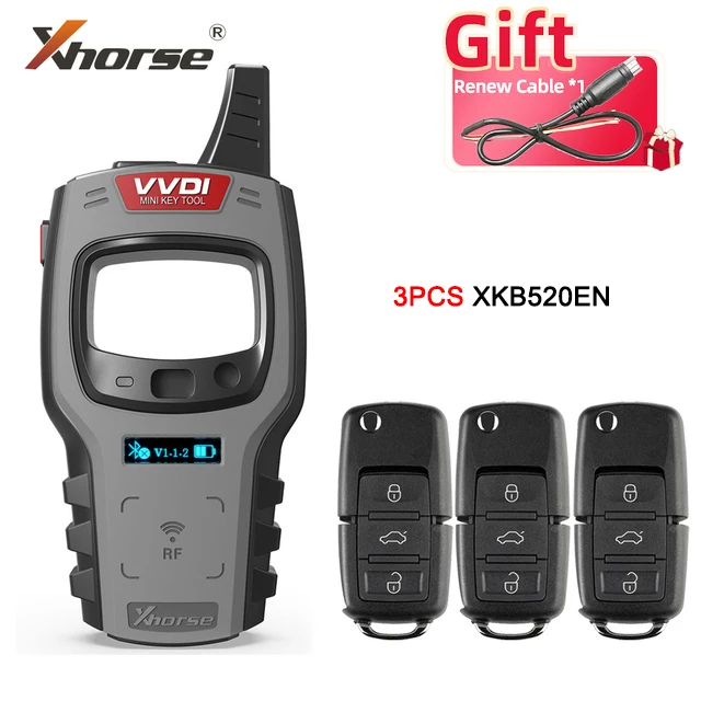 Variant: 3pcs Wire Remote Key