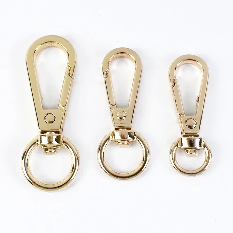 50 Stuks 8/10/13 Mm Metalen Gespen Voor Riem Tas Swivel Karabijn Sleutelhanger Haken singels Clip Gesp Hanger Diy Accessoires