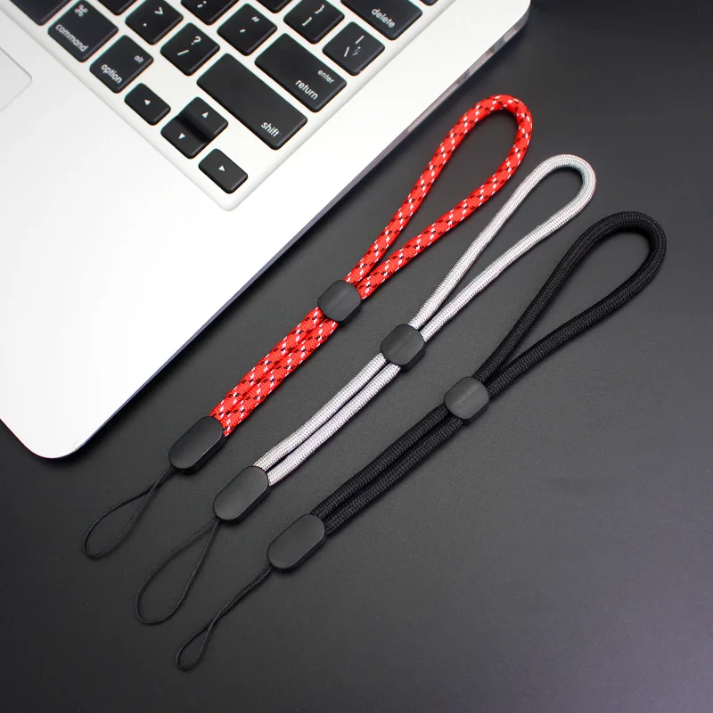 Adjustable Hand Wrist Lanyard Strap String For Mobile Phone Keys Keychains USB Flash Drives U Disk Camera Anti-lost Lanyard